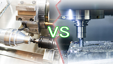 Revelando las diferencias entre torneado CNC y fresado CNC