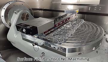 Acabados superficiales para mecanizado CNC